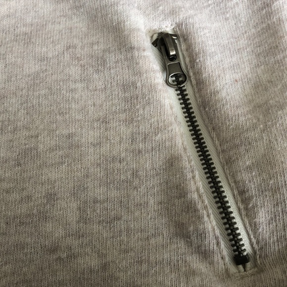 CampusCrew Light Grey Zip Up Hoodie - Picture 7 of 8